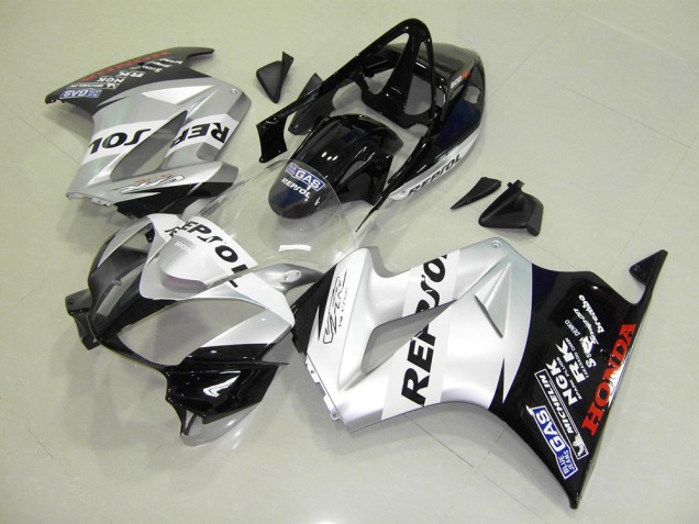 Plata Repsol Kits Completo Carenado Moto VFR 800 02-13 Plata Repsol Kits Completo Carenado Moto VFR 800 02-13