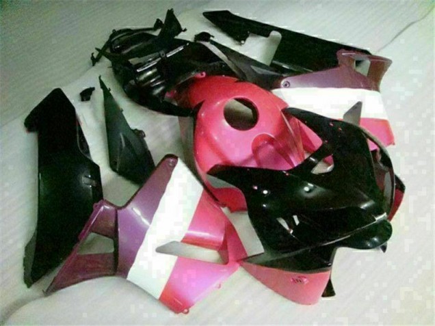 Púrpura Negro Carenado Moto CBR 600 RR 05-06 Púrpura Negro Carenado Moto CBR 600 RR 05-06