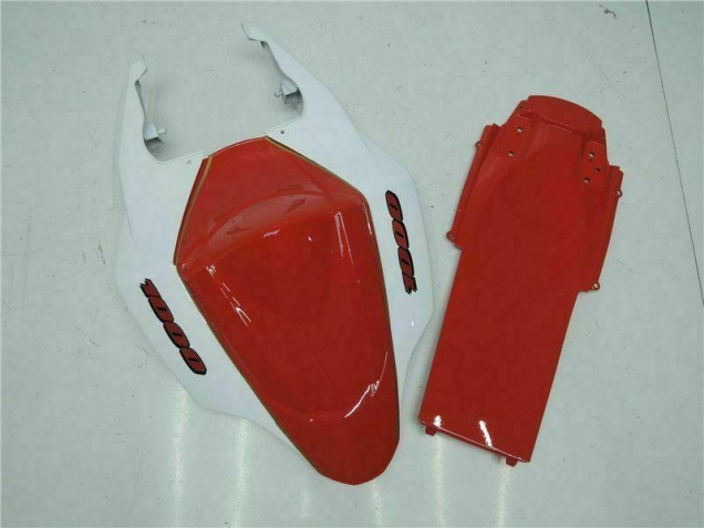 Rojo Blanco ABS Moto Plástica GSXR 1000 K7 07-08