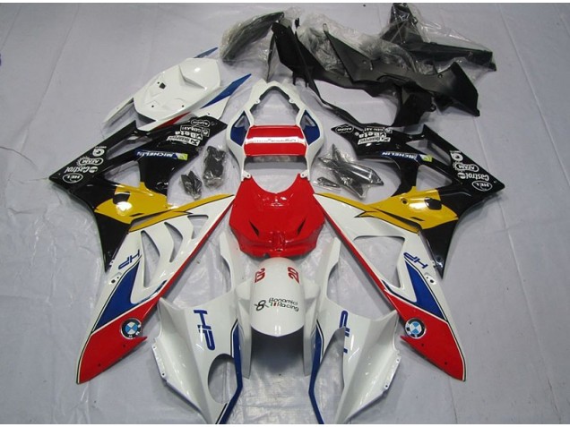 Rojo Blanco Amarillo Carenado Moto S1000RR 09-14 Rojo Blanco Amarillo Carenado Moto S1000RR 09-14