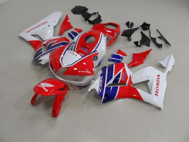 Rojo Blanco Azul HRC Kit Carenado Moto CBR 600 RR 13-21 Rojo Blanco Azul HRC Kit Carenado Moto CBR 600 RR 13-21