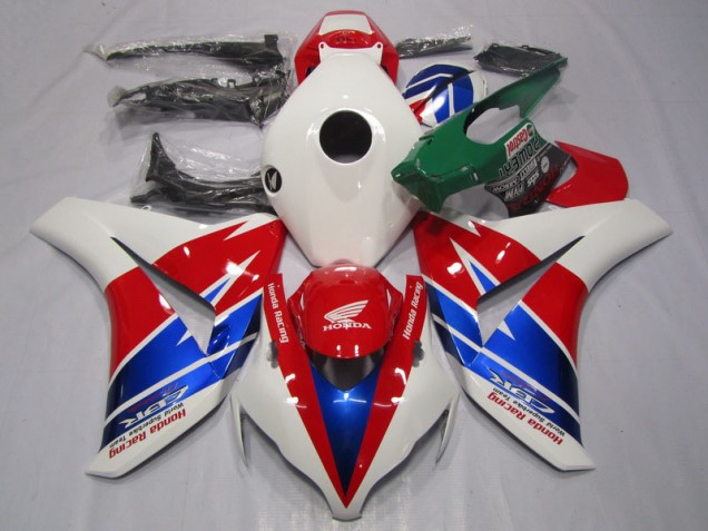Rojo Blanco Azul Kits Completo Carenado Moto ABS CBR 1000 RR 08-11 Rojo Blanco Azul Kits Completo Carenado Moto ABS CBR 1000 RR 08-11