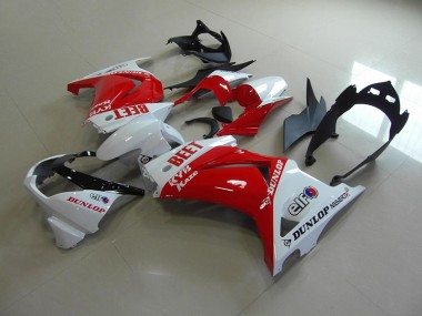 Rojo Blanco BEET Carenado Moto ZX 250R 08-12