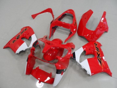 Rojo & Blanco Carenado Moto ZX9R 00-01