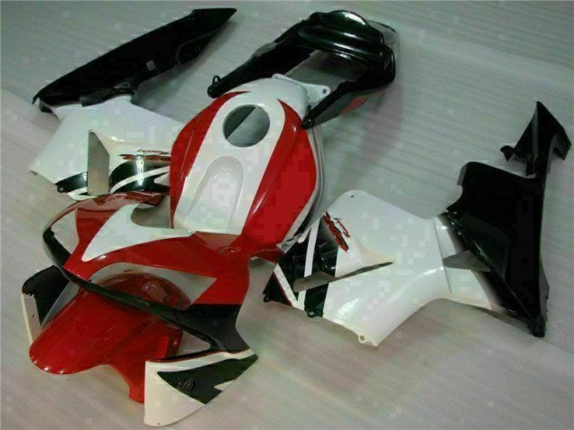 Rojo Blanco Carrocería Motocicletas CBR 600 RR 03-04 Rojo Blanco Carrocería Motocicletas CBR 600 RR 03-04