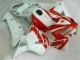 Rojo Blanco Carrocería Motocicletas CBR 600 RR 05-06 Rojo Blanco Carrocería Motocicletas CBR 600 RR 05-06