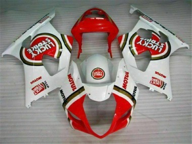 Rojo Blanco Carrocería Motocicletas GSXR 1000 K3 03-04
