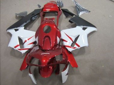 Rojo Blanco Kit Carenado Moto CBR 600 RR 03-04
