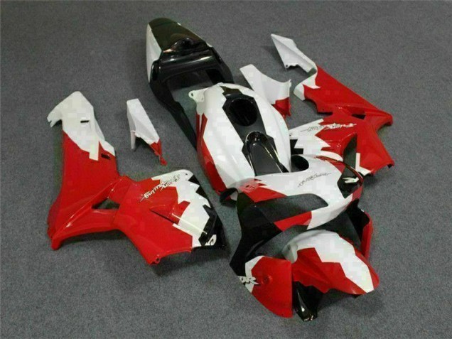 Rojo Blanco Kit Completo Carenado Moto CBR 600 RR 03-04 Rojo Blanco Kit Completo Carenado Moto CBR 600 RR 03-04