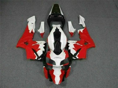 Rojo Blanco Kit Completo Carenado Moto CBR 600 RR 03-04