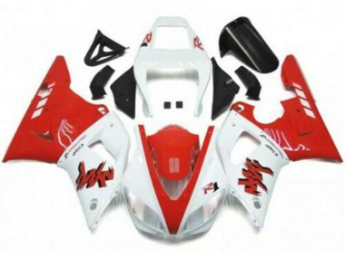Rojo Blanco Kit Completo Carenado Moto R1 98-99