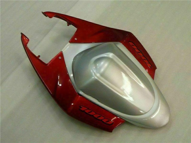 Rojo Blanco Moto Plástica GSXR 1000 K5 05-06 Rojo Blanco Moto Plástica GSXR 1000 K5 05-06