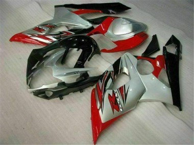 Rojo Blanco Moto Plástico GSXR 1000 K5 05-06