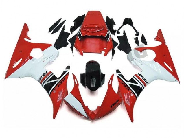 Rojo Blanco Negro ABS Kits Carenado Moto R6 03-05 Rojo Blanco Negro ABS Kits Carenado Moto R6 03-05