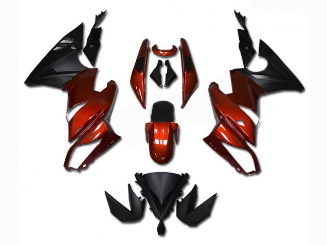 Rojo Carenado Moto EX650 09-11 Rojo Carenado Moto EX650 09-11
