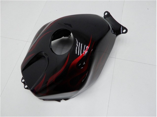 Rojo Llama Negro Carenado Moto CBR 600 RR 05-06 Rojo Llama Negro Carenado Moto CBR 600 RR 05-06