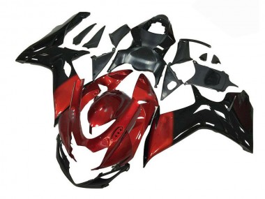 Rojo Negro ABS Kits Carenado Moto GSXR 600 / 750 K11 11-21