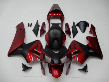 Rojo Negro ABS Moto Plástica CBR 600 RR 03-04