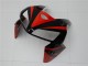 Rojo Negro ABS Moto Plástico CBR 600 RR 05-06 Rojo Negro ABS Moto Plástico CBR 600 RR 05-06