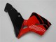 Rojo Negro ABS Moto Plástico CBR 600 RR 05-06 Rojo Negro ABS Moto Plástico CBR 600 RR 05-06