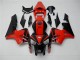 Rojo Negro ABS Moto Plástico CBR 600 RR 05-06 Rojo Negro ABS Moto Plástico CBR 600 RR 05-06