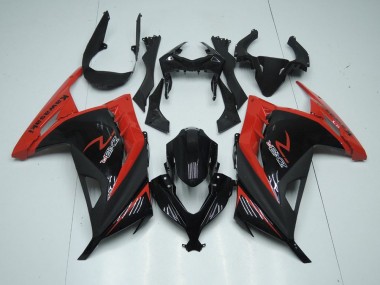 Rojo Negro ABS Moto Plástico ZX 300R 13-16