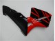 Rojo Negro ABS Moto Plásticos CBR 600 RR 05-06 Rojo Negro ABS Moto Plásticos CBR 600 RR 05-06