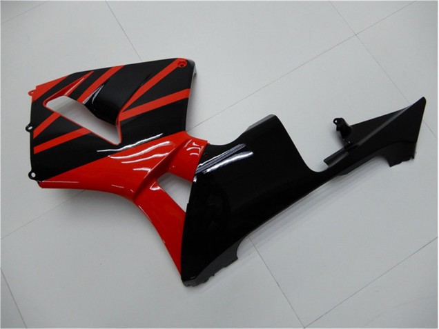 Rojo Negro ABS Moto Plásticos CBR 600 RR 05-06 Rojo Negro ABS Moto Plásticos CBR 600 RR 05-06