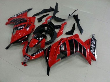 Rojo Negro Airfore Carenado Moto ZX 300R 13-16
