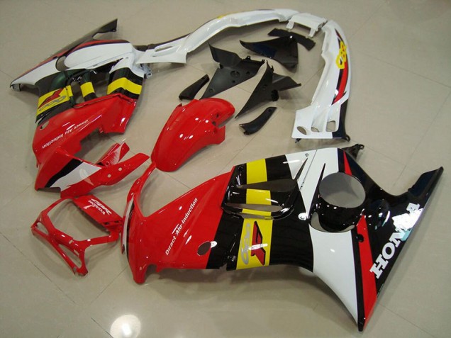 Rojo Negro Blanco Amarillo Carenado Moto CBR 600 F3 95-98 Rojo Negro Blanco Amarillo Carenado Moto CBR 600 F3 95-98
