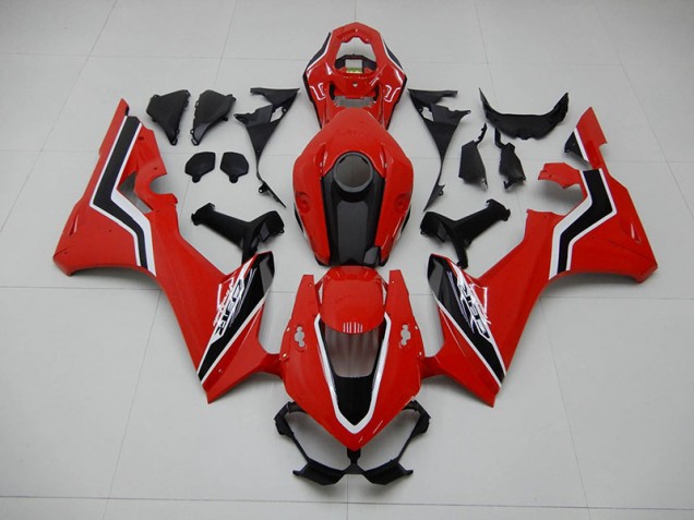 Rojo Negro Blanco Carenado Moto CBR 1000 RR 17-23 Rojo Negro Blanco Carenado Moto CBR 1000 RR 17-23