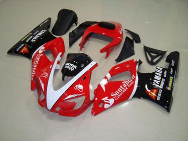 Rojo Negro Blanco Carenado Moto R1 98-99