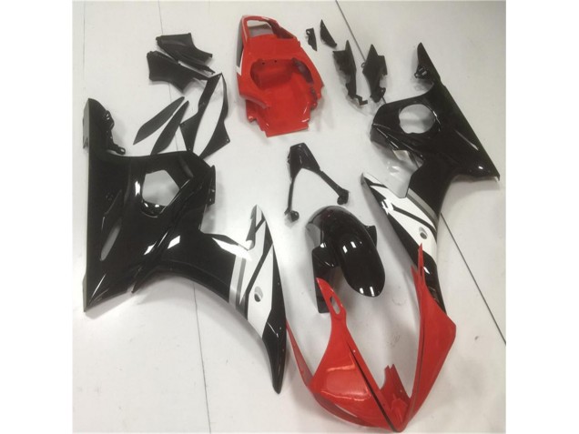 Rojo Negro Blanco Carenado Moto R6 03-05 Rojo Negro Blanco Carenado Moto R6 03-05