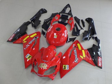Rojo & Negro Carenado Moto RS 125 06-11