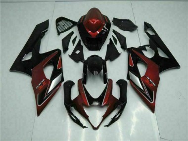 Rojo Negro Carrocería Motocicletas GSXR 1000 K5 05-06
