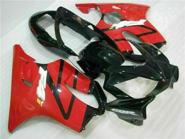 Rojo Negro Inyección Kit Carenado Moto CBR 600 F4i 04-07 Rojo Negro Inyección Kit Carenado Moto CBR 600 F4i 04-07