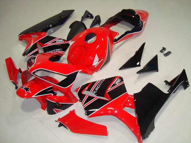 Rojo Negro Kit Carenado ABS Completo CBR 600 RR 03-04 Rojo Negro Kit Carenado ABS Completo CBR 600 RR 03-04