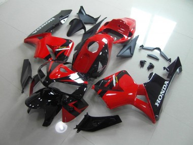 Rojo Negro Kit Carenado Moto CBR 600 RR 05-06
