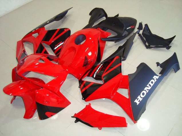 Rojo Negro Kits Completo Carenado Moto ABS CBR 600 RR 05-06 Rojo Negro Kits Completo Carenado Moto ABS CBR 600 RR 05-06