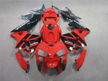 Rojo Negro Kits Completo Carenado Moto CBR 600 RR 05-06