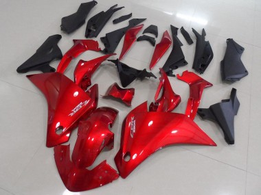 Rojo Negro Mate Carenado Moto CBR 250 RR 11-13
