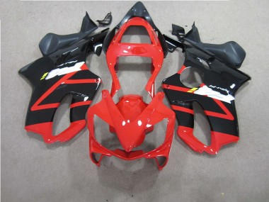Rojo Negro Moto Plástico CBR 600 F4i 01-03