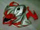 Rojo Plata ABS Moto Plástica CBR 1000 RR 08-11 Rojo Plata ABS Moto Plástica CBR 1000 RR 08-11