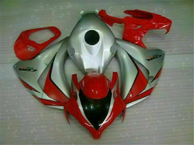 Rojo Plata ABS Moto Plástica CBR 1000 RR 08-11 Rojo Plata ABS Moto Plástica CBR 1000 RR 08-11