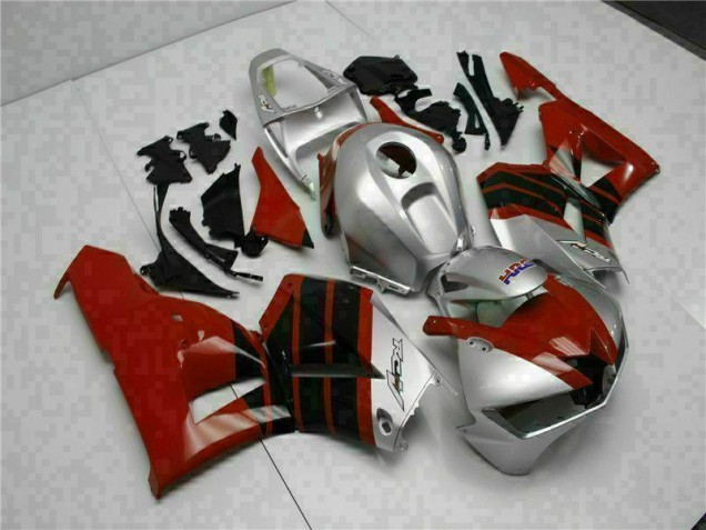 Rojo Plata Carenado Moto CBR 600 RR 13-21