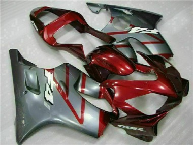Rojo Plata Kits Completo Carenado Moto ABS CBR 600 F4i 01-03