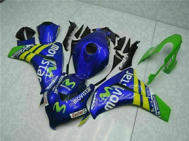 Verde Azul Carenado Moto CBR 1000 RR 08-11