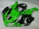 Verde Blanco Negro Carenado Moto ZX6R 05-06 Verde Blanco Negro Carenado Moto ZX6R 05-06