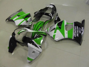 Verde Blanco Raya Carenado Moto ZX6R 00-02