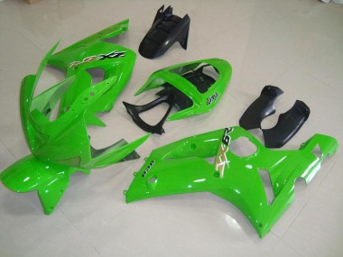 Verde Carenado & Plástico Moto ZX6R 03-04